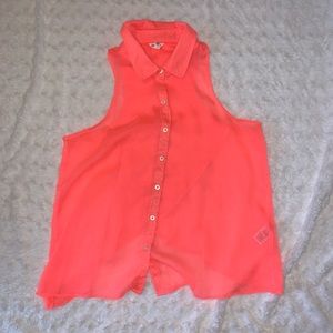 Button up tank top